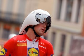 David Gaudu a perdu son maillot rouge KEYSTONE/EPA/Javier Lizon