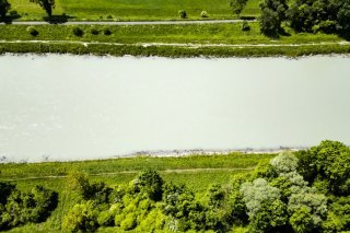 Les mesures en lien avec le projet Rhône 3 pour la région de Rarogne ont été validées par le Grand Conseil valaisan (photo d'illustration). KEYSTONE/NOEMI CINELLI