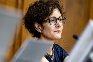 La motion transformée en postulat du Centre et du PLR (ici sa cheffe du groupe, Sonia Tauss-Cornut) a trouvé aux yeux de la majorité du Grand Conseil (photo d'archives). KEYSTONE/JEAN-CHRISTOPHE BOTT