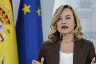 Porte-parole du gouvernement espagnol, Pilar Alegria est pour l'exclusion de l'équipe Israel de la Vuelta KEYSTONE/EPA EFE/MARISCAL