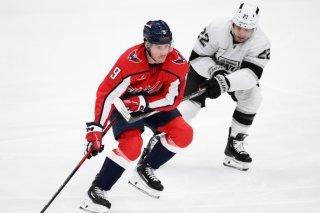 Kevin Fiala et les Kings se sont inclinés à Washington KEYSTONE/AP/Nick Wass