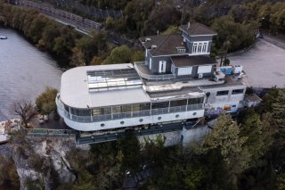 Christian Constantin projette un nouveau complexe hôtelier sur le cap San Martino, au bord du lac de Lugano. KEYSTONE/Massimo Piccoli