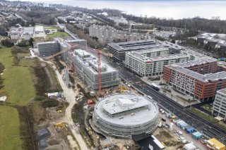 Le rattachement de la filière ergothérapie à la Haute Ecole de Santé Vaud coïncidera avec le déménagement de cette dernière sur le futur campus santé (archives). KEYSTONE/CYRIL ZINGARO