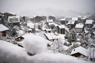 Haute-Nendaz sous la neige.