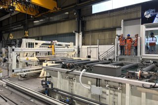 Constellium a investit plus de 5 millions de francs dans une nouvelle installation qui sert à faire du contrôle ultrason, notamment pour l'aéronautique