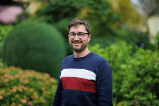 Florentin Coppey, le fondateur de l'entreprise NIRLAB.