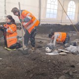 Depuis 10 jours, une dizaine d'archéologue s'activent sur cette parcelle de vestiges, destinée à disparaitre.