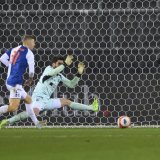Hugo Vandermersch donne la victoire aux Saint-Gallois KEYSTONE/CHRISTIAN BEUTLER