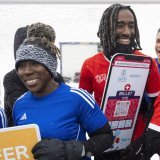 Julia Simic (à gauche) est la nouvelle adjointe du sélectionneur de l'équipe de Suisse dames Rafel Navarro. (Archives) KEYSTONE/PETER KLAUNZER