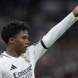 Endrick prêté à Lyon KEYSTONE/AP/BERNAT ARMANGUE