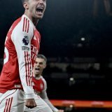 La joie de Martin Zubimendi après son but KEYSTONE/EPA/VINCE MIGNOTT