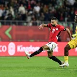 Mohamed Salah inscrit le troisième but égyptien KEYSTONE/EPA/JALAL MORCHIDI