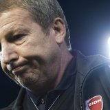 Rolland Courbis lors de son bref passage au FC Sion KEYSTONE/JEAN-CHRISTOPHE BOTT