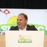 Le président de l'UDC Marcel Dettling a fustigé samedi devant les délégués réunis à Näfels (GL) la "misère éducative": son parti craint une détérioration durable de l'école publique en Suisse (archives). KEYSTONE/CHRISTIAN BEUTLER