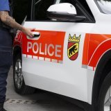 Une vingtaine de porcs et porcelets périssent dans un incendie à Dettligen (BE) (image d'illustration). KEYSTONE/PETER SCHNEIDER