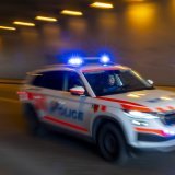 Une patrouille de la police genevoise a retrouvé le corps de la victime (archives). KEYSTONE/MARTIAL TREZZINI