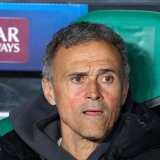 Le Paris Saint-Germain de Luis Enrique doit battre Newcastle mercredi pour espérer éviter de jouer un 16e de finale KEYSTONE/EPA/ANTONIO COTRIM