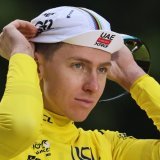 Tadej Pogacar devrait mettre le feu sur les routes fribourgeoises pour sa première au Tour de Romandie. KEYSTONE/EPA/CHRISTOPHE PETIT TESSON