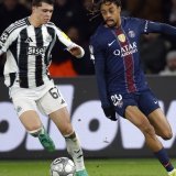 Le PSG de Bradley Barcola devra jouer les 16es de finale KEYSTONE/EPA/YOAN VALAT