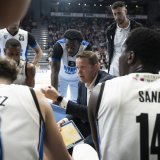 Le Fribourg Olympic de Thibaut Petit est en finale de SBL Cup KEYSTONE/ANTHONY ANEX