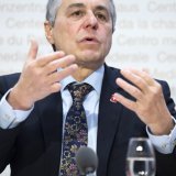 Selon les avocats, Ignazio Cassis est complice des crimes commis par Israël à Gaza (archives). KEYSTONE/PETER KLAUNZER