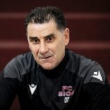 Didier Tholot, entraîneur du FC Sion, pose pendant une conférence de presse lors de la reprise de l'entrainement