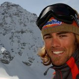 Le Bernois Ueli Kestenholz participant de l'Xtreme Freeride Contest de Verbier, en 2004.