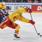 Noah Berthoud (en jaune) et le HC Sierre ont manqué le coche.