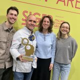 David Pasquiet, patron de la chocolaterie David l’Instant Chocolat a été salué "pour son attention du détail et son habileté dans le design"