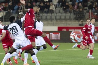 Christopher Ibayi inscrit le 3-2 KEYSTONE/PETER SCHNEIDER