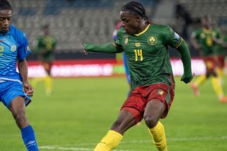 Etta Eyong a inscrit le seul but du match KEYSTONE/EPA/JALAL MORCHIDI