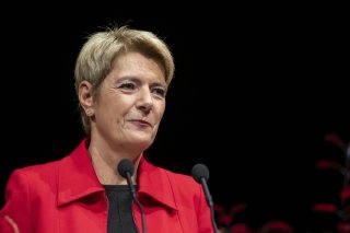 La ministre des finances Karin Keller-Sutter défend la réforme de l'imposition individuelle (archives). KEYSTONE/ANDREAS BECKER