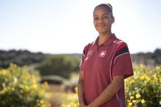 Aurélie Csillag a fait ses débuts avec Liverpool le week-end dernier KEYSTONE/CLAUDIO THOMA