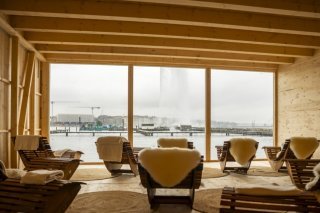 La Banquise près du Jet d'eau à Genève offre notamment deux salles de repos aux utilisateurs. KEYSTONE/SALVATORE DI NOLFI