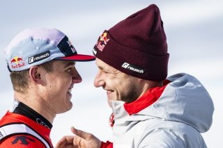 Marco Odermatt et Franjo von Allmen sont les deux favoris de la descente olympique KEYSTONE/JEAN-CHRISTOPHE BOTT