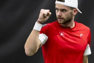 Jérôme Kym: un premier point pour la Suisse KEYSTONE/ANDREAS BECKER