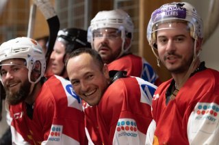 Le conseiller d'Etat Matthias Reynard, renfort de choix pour le HC Police Valais.