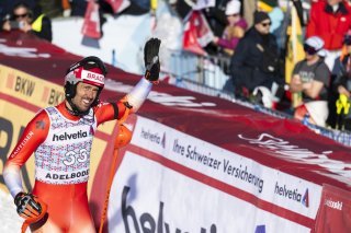 Ramon Zenhäusern avec le sourire aux lèvres : une image que l'on n'avait plus vu depuis un moment.