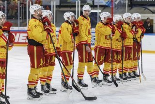 Les joueurs du HC Sierre déçus, au terme de la finale de Coupe perdu à La Chaux-de-Fonds