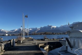 Le port du Bouveret.