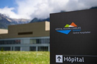 L'hôpital Riviera-Chablais à Rennaz