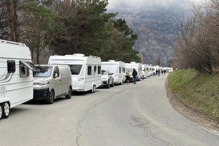 45 caravanes de gens du voyage en stationnement à Martigny
