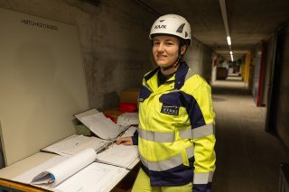 Gaëlle Métraux durant son séjour à Bitsch